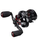 KastKing MegaJaws Baitcasting Reel | AutoMag Dual Braking System, 6.7oz, 17.64 LBs Drag, 11+1 BB, High Speed Gear Ratios, Right Handed - Blacktip - 7.2:1 - Buy Online on GoSupps.com