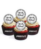 PRECUT Retirement Edible Cupcake Toppers - Officially Retired Theme Premium Thickness SWEETENED VANILLA - wafer card disc cake decorations (Pack of 24) - Buy Online on GoSupps.com