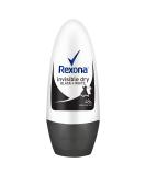 REXONA Women Antiperspirant Roll On Deodorant Invisible Dry Black+White 50ml - Buy Online on GoSupps.com