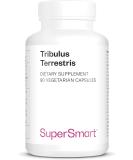 Supersmart Tribulus Terrestris 500mg | 40% Saponins | Hormonal Support for Men & Women | Non-GMO | Gluten-Free | 90 Veg Caps - Buy Online on GoSupps.com