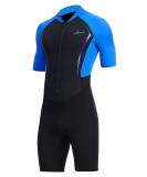 Aivtalk Adult 1.5mm Neoprene Shorty Wetsuit for Couple X-Large Men Blue - Summer Snorkeling & Diving Suit - Buy Online on GoSupps.com