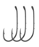Dr.Fish 100 Pack Baitholder Fishing Hooks - High Carbon Steel Black Nickel, Down-Turned Eye, Surf Fishing Bass Crawler Harness #8-100 Pack - Buy Online on GoSupps.com