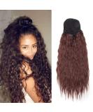 SEGO Reddish Brown Hairpiece Bun Extensions - Wavy Ponytail Hair Tie & Updo Braid - Buy Online on GoSupps.com