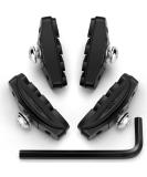 NUWAB 2 Pairs Premium Bike Brake Pads, Professional Caliper Brake Pads for Road Bicycle, Bike Brake Blocks of 50mm, Come with Allen Wrench - Buy Online on GoSupps.com