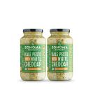Sonoma Gourmet Rich & Creamy Kale Pesto with White Cheddar Pasta Sauce | Gluten-Free | Made With Garden Fresh Kale & Sharp White Cheddar - 25 Ounce Jars (Pack of 2) 1.56 Pound (Pack of 2) - Buy Online on GoSupps.com