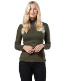 Happy Mama Maternity Nursing Roll Neck Top 1289 - Khaki, Size 16 - Buy Online on GoSupps.com
