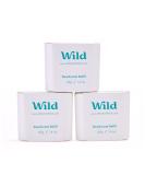 Wild - Natural Refillable Deodorant - Fresh Cotton & Sea Salt Refill Trio Pack - Vegan & Eco-Friendly - Aluminium Free - Long Lasting Protection - 100% Natural Ingredients - 3 Pack of 40g Refills Fresh Cotton & Sea Salt 40 g (Pack of 3) - Buy Online on GoSupps.com