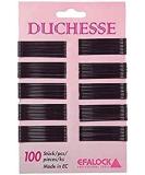 Efalock Professional Duchesse Hair Clip - Brown 7 cm | 100 Pieces Pack - International Shipping Available - Buy Online on GoSupps.com