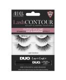 Ardell Lash Contour 371 Outer Volume Dramatic Eye-Elongating Effect + DUO Line It Adhesive | 2 Pairs - Buy Online on GoSupps.com