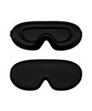 Layhou 3D Sleeping Eye Mask - Soft & Comfortable - Ideal for Travel & Lunch Breaks - Black - Buy Online on GoSupps.com