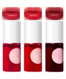 Leogony 3PCS 3 in 1 Lip Tint Stain Long Lasting Non Sticky Lip Stains Waterproof and Sweat Proof Lipstain Set - Buy Online on GoSupps.com
