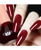 DouborQ Cherry Red Nail Polish Long-lasting Jelly Nail Art Varnish (02) Cherry Color-02 - Buy Online on GoSupps.com