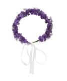 Frcolor Lavender Headband for Girls - Light Blue Floral Wreath & Wedding Garland - Violet Flower Hair Accessory - Buy Online on GoSupps.com