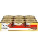 Purina Gourmet Gold Wet Cat Food with Beef | 24 x 400g Cans - Soft & Delicious - Buy Online on GoSupps.com