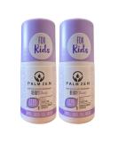 Palmzen Children's Roll on Sensitive Antiperspirant Deodorant - Vegan and Alcohol Free (Berry Blast) - Buy Online on GoSupps.com