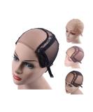 4X4 U-Part Lace Wig Caps | Adjustable Straps for Wig Making | Black M (54cm) - Perfect for DIY Wigs - Buy Online on GoSupps.com