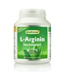 Pure L-arginine 500 mg high dose vegan 120 capsules WITHOUT additives. Without genetic engineering. 120 pieces (1 pack) - Buy Online on GoSupps.com