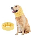 Pattepoint Dog Snood - Noise Protection & Anxiety Relief Ear Muffs for Dogs - Yellow, Medium - Buy Online on GoSupps.com