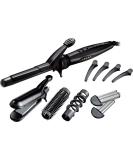 Remington S8670 Multi-Style Reversible Styling Plates 19mm Curling Tong Round Brush Spiral Curling Attachment Clips - Black - Buy Online on GoSupps.com
