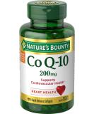 Nature's Bounty Co Q-10 200 mg | 80 Rapid Release Softgels - Heart Health & Energy - Buy Online on GoSupps.com