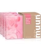 Muun Yoni Soap Bar - Pack 3 pH Balancing Cleanser - Probiotics & Natural Ingredients - Gentle Cleansing Formula Eliminates Odor Vaginal Health - Feminine Wash - Moisturizing Intimate Set A - Buy Online on GoSupps.com