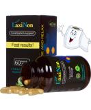 Natural Herbal Laxative for Constipation Relief - 60 Veg Caps | Safe & Gentle Formula for Adults - Buy Online on GoSupps.com