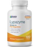 Houston Enzymes Lypazyme - 120 Capsules for Digestive Health & Fat Digestion - Buy Online on GoSupps.com
