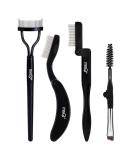MSQ 4 Pcs Folding Eyelash Comb Dou Eyebrow Brush with Spoolie Mascara Separator Metal Teeth Eyebrow Eyelash Grooming Brushes for Define Eyelash and Eyebrow 4pcs - Buy Online on GoSupps.com