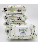 Biodegradable Bamboo Baby Wipes - 99% Pure Water Organic Wet Tissue for Soft Skin | Eco-Friendly & Natural Fragrance - Buy Online on GoSupps.com