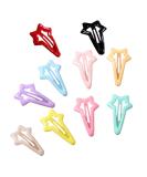 Daycount 10pcs Colorful Stars Duckbill Hair Clips for Ladies, Teens, Girls - Hair Salon Hairpins (Random Color) - Buy Online on GoSupps.com