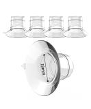 Flat Rate 19mm Milk Pump Accessories - Compatible with Kissbobo 1508/1506plus My-376 Mercozy S12 Pro/S9 Pro | Original Replacement (4 Pieces) - Buy Online on GoSupps.com