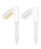 Folding Metal Teeth Eyelash Separator Comb - 2PCS Clear Fine Lash Comb for Eyelash Lift and Brow Waxing - Buy Online on GoSupps.com