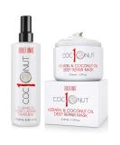 BOLD UNIQ Coconut Oil & Keratin Hair Mask + Heat Protection Spray Bundle - Intensive Repair for Dry-Damaged Hair - Buy Online on GoSupps.com