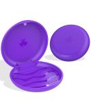 Braces Box & Dento Box - 2 pcs Splint Box for Bite Splint & Night Guard - KFO Box (Violet) | International Shipping - Buy Online on GoSupps.com