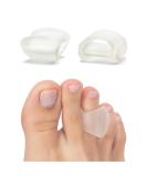 NatraCure Gel Toe Separator with Toe Loop - Toe Spacer & Straightener for Bunions & Overlapping Toes - Size Medium (2PK) - Buy Online on GoSupps.com