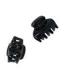 Solida Essentials Water Wave Clips - Metal-Free Black Hair Accessories (2 Pieces) | Ideal for Effortless Styling - Buy Online on GoSupps.com