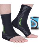 Beister Compression Ankle Brace for Men and Women - Elastic Support for Sprains, Plantar Fasciitis, Achilles Tendon, Heel Spurs - Black (Size 5) - Buy Online on GoSupps.com