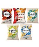 23g x 5 Flavoured Crisps (1 each Sea Salt Barbeque Sea Salt & Vinegar Sour Cream & Onion Hot & Spicy) - Buy Online on GoSupps.com