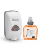 GOJO Premium Foam Antibacterial Handwash Fresh Fruit Scent TFX Starter Kit - 1-1200 mL Refill + Touch-Free Dispenser - Buy Online on GoSupps.com