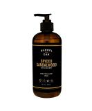 Barrel and Oak - All-In-One Body Wash  Men's Face  Hair  & Body Wash  Natural Exfoliator & Moisturizer  Hydrates Hair & Beard  Fragrant Amber Scent  Certified Organic (Spiced Sandalwood  16oz) - Buy Online on GoSupps.com