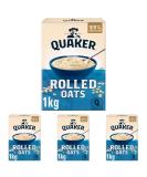 Quaker Rolled Oats 1 kg (Pack of 4) - Buy Online on GoSupps.com
