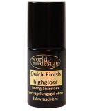 World of Nails-Design LED/UV Quick Finish highgloss high-gloss sealing gel without sweat layer brush bottle 6ml - Buy Online on GoSupps.com