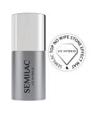 T12 Semilac Top Coat No Wipe Matte Stone Effect UV Gel Polish Salon Quality Manicure Effective Durable No Wipe Top Coat Gel Polish Tear-Resistant Easy to Apply 7 ml T12 Top Stone Effect Matt - Buy Online on GoSupps.com