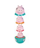 Toomies E73526 Tomy Family-Nesting Daddy Mummy & Peppa Pig George Rattle 18+ Months-Pouring Baby Bath Paddling Swimming Pool Easy Clean Sand Pit & Garden Toys Green Peppa's Nesting Family - Buy Online on GoSupps.com