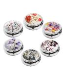 Buy 6Pcs Elegant Pill Box Case - Portable CREATIEE-PRO Medicine Organizer for Travel | Fashionable & Practical Vitamin Holder (6 Patterns 1.6 Inches - Buy Online on GoSupps.com