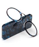 Kokobin Unisex Reading Glasses | Compact Mini Nose Clip | Blue Leopard +2.0 | Slide-Resistant Reading Aid | International Shipping Available - Buy Online on GoSupps.com