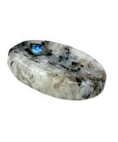 Opalite Crystal Worry Thumb Stone - Rainbow Moonstone for Natural Healing and Stress Relief - Buy Online on GoSupps.com