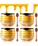 Honey Pot Bee Balm Lip Balm Set - Hydrating & Exfoliating Lip Care for Dry, Cracked Lips - Lip Scrub and Sleep Mask - Reduces Lip Lines - 4 Pack - Buy Online on GoSupps.com