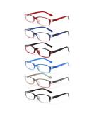 Shop COJWIS 6 Pack Blue Light Filter Reading Glasses for Men & Women - Spring Hinge UV Protection Glare-Free - 6 Colors - 2.25x Magnification - Buy Online on GoSupps.com