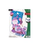 Bucilla 89239E Sweet Treats Felt Applique Christmas Stocking Kit - 18 inches - Buy Online on GoSupps.com